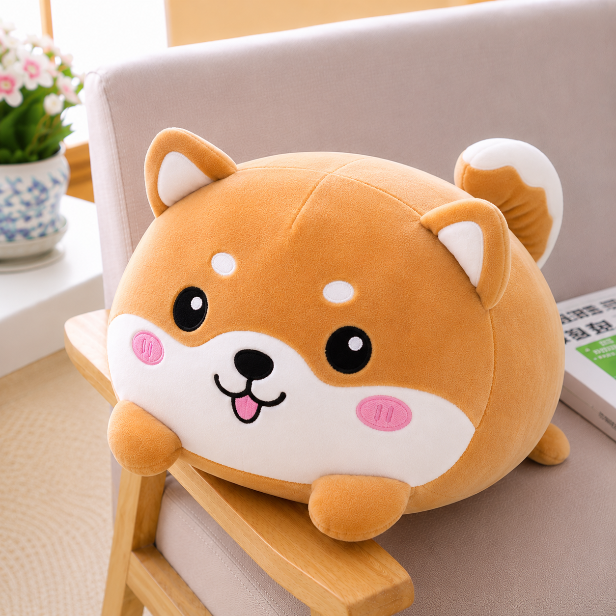 Anxiety Animal Pillow – Soft Plush Cushion for Comfort & Stress Relief