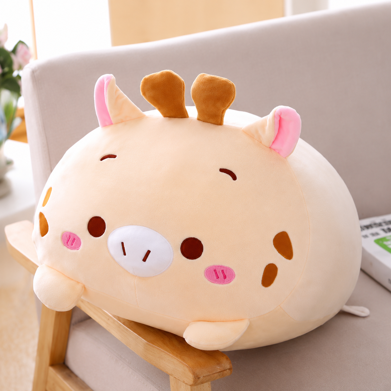 Anxiety Animal Pillow – Soft Plush Cushion for Comfort & Stress Relief