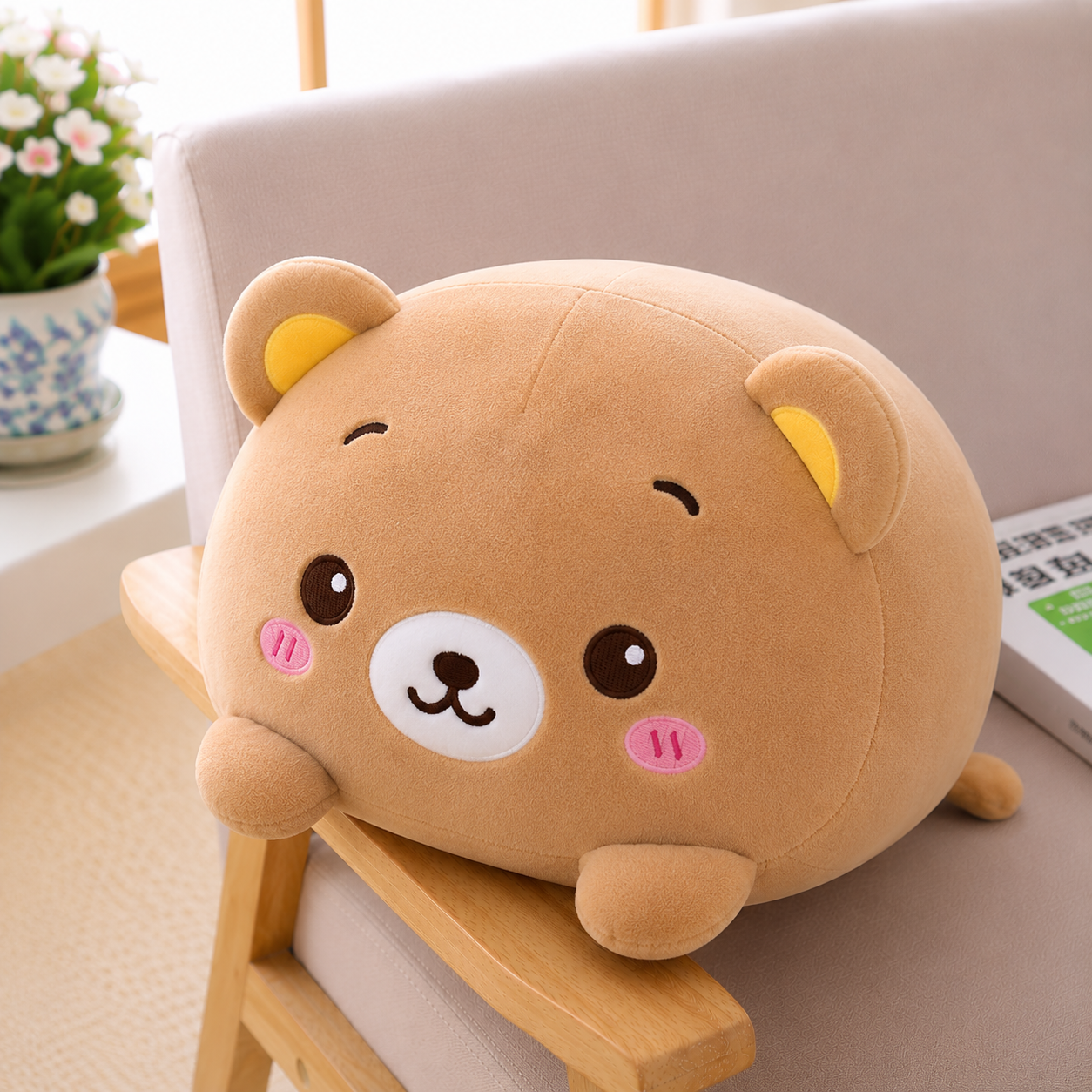 Anxiety Animal Pillow – Soft Plush Cushion for Comfort & Stress Relief