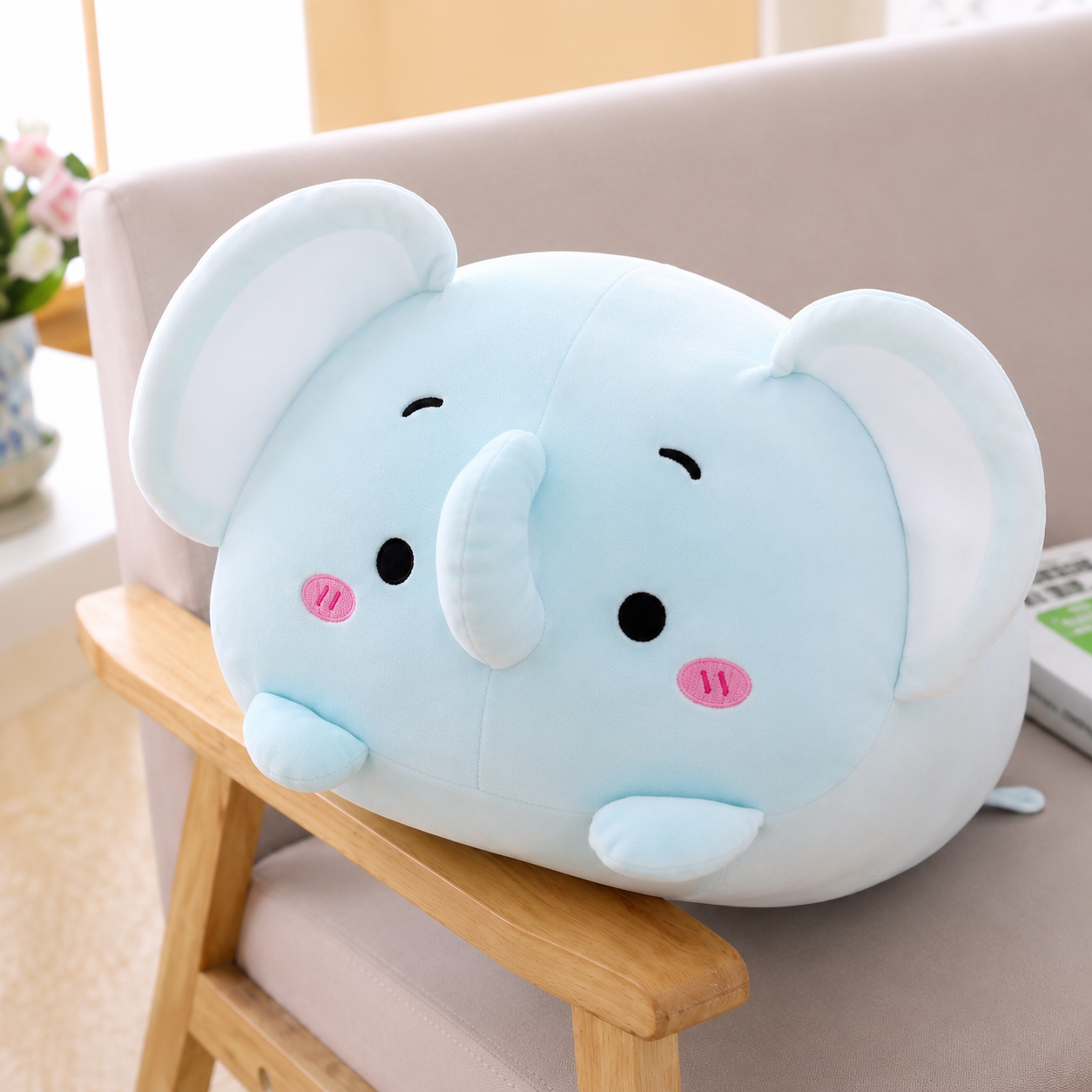 Anxiety Animal Pillow – Soft Plush Cushion for Comfort & Stress Relief