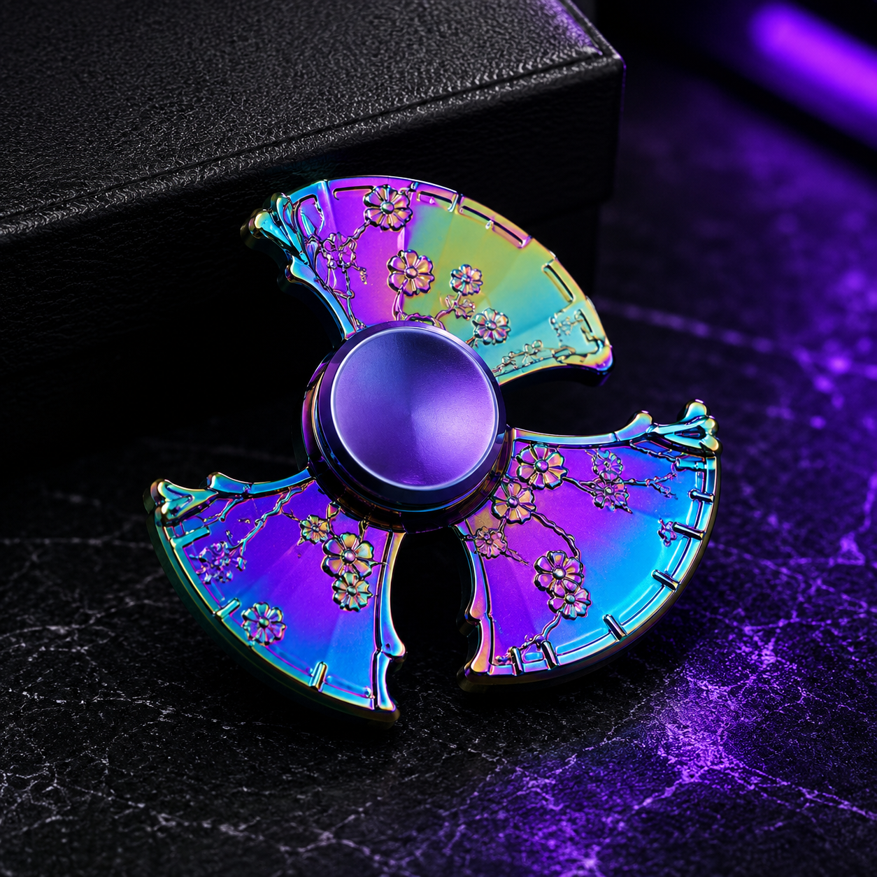 Rainbow Metal Fidget Spinner – Anxiety & Stress Relief