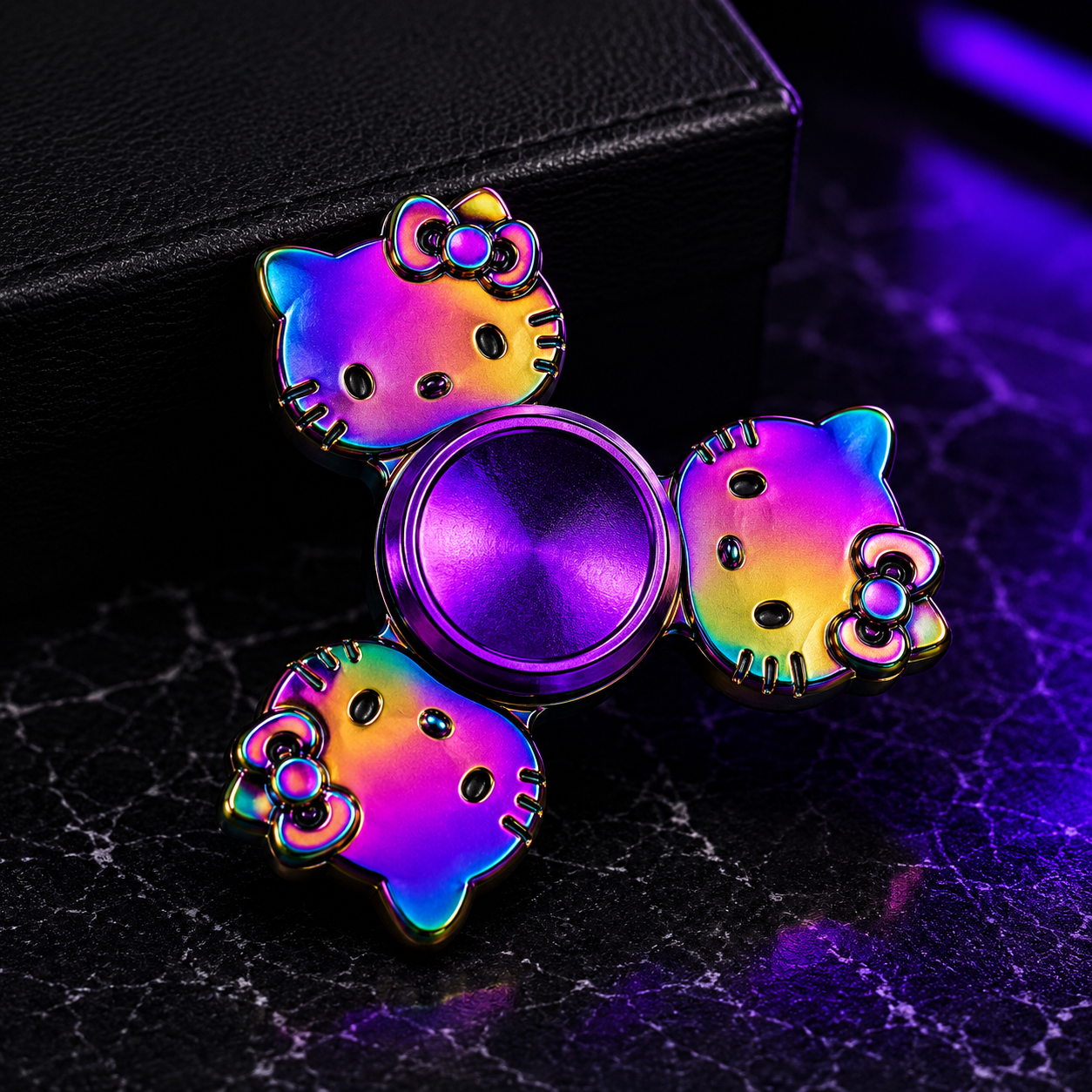 Rainbow Metal Fidget Spinner – Anxiety & Stress Relief
