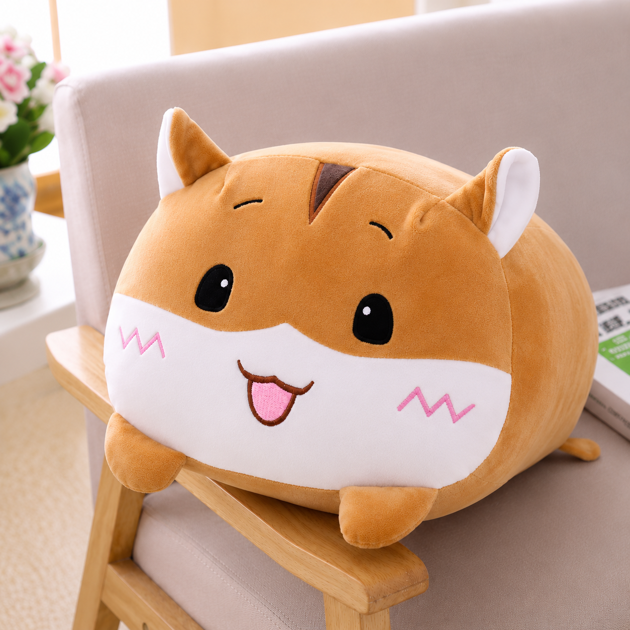 Anxiety Animal Pillow – Soft Plush Cushion for Comfort & Stress Relief