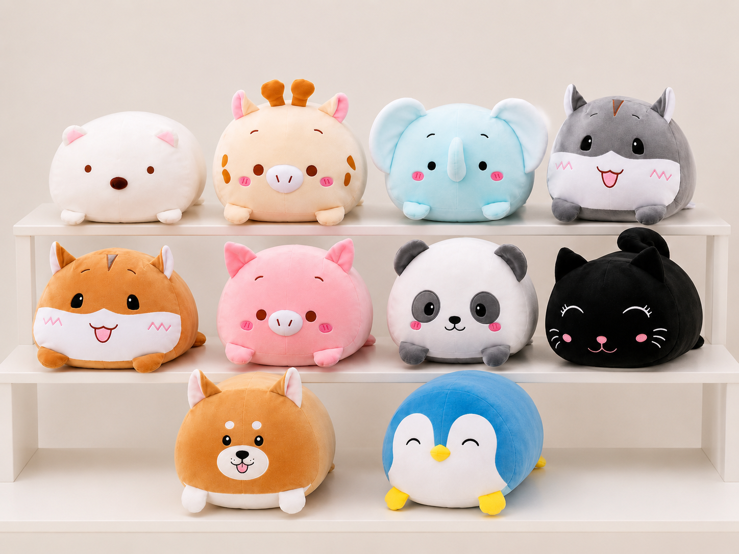 Anxiety Animal Pillow – Soft Plush Cushion for Comfort & Stress Relief